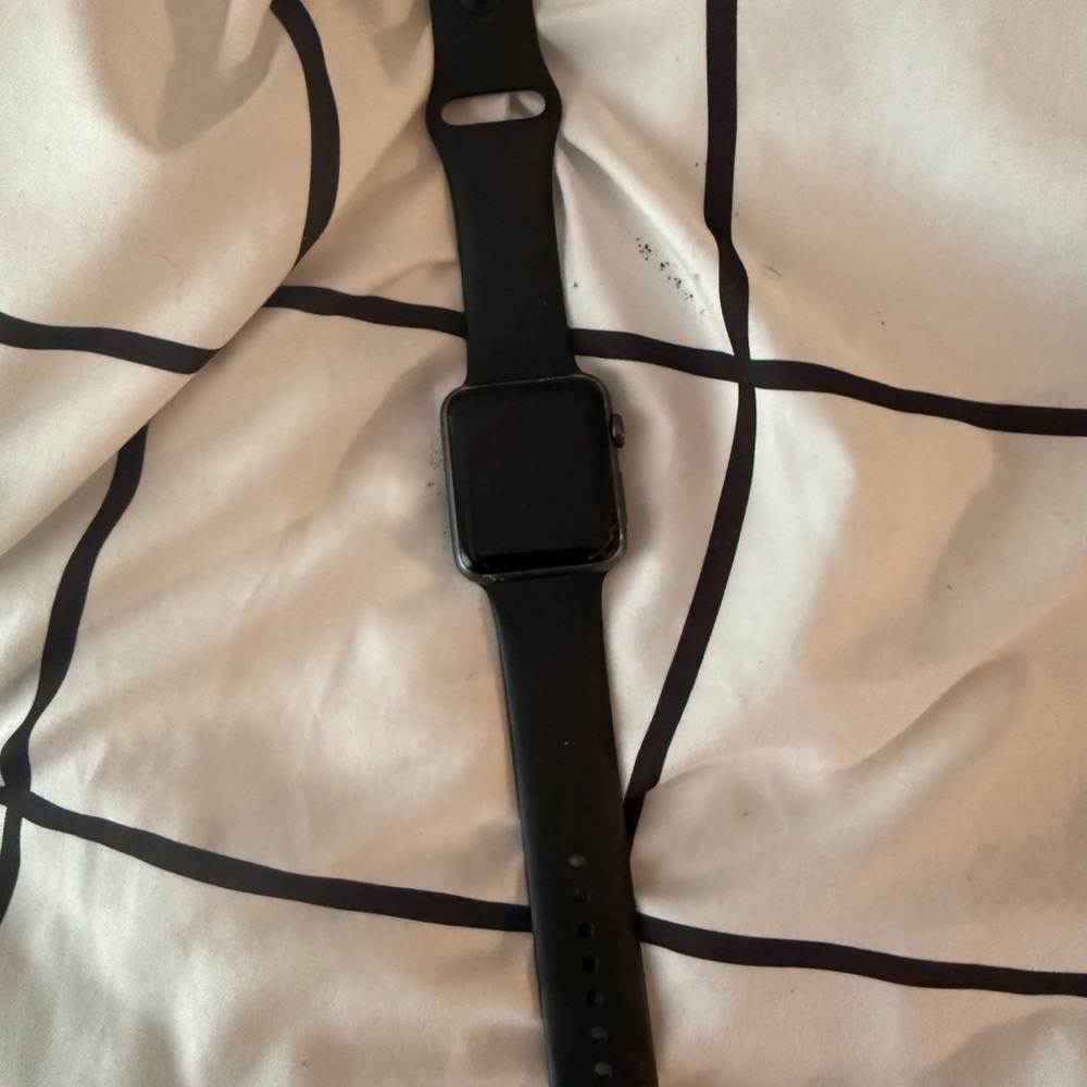 Apple Black Smartwatch with Matching Band
